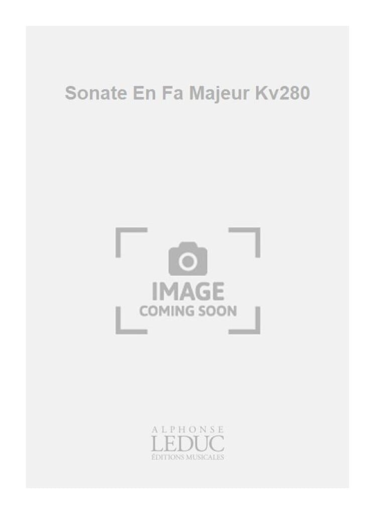 Sonate En Fa Majeur Kv280